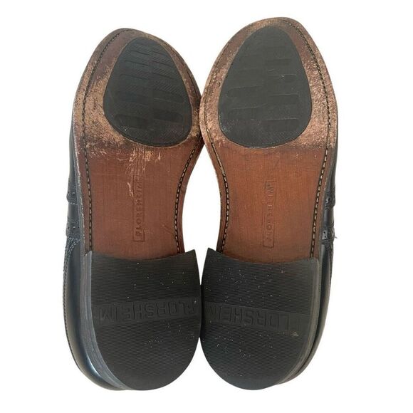 Floresheim Black Derby Wingtip Oxford Leather Dress Shoes Men’s Size 8 20381 - Picture 6 of 6